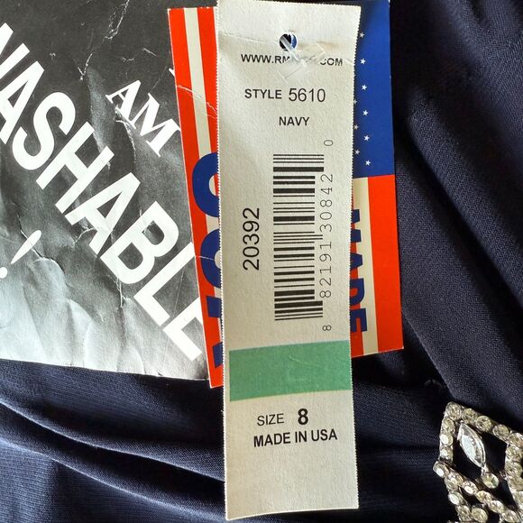 NWT Deadstock R&M Richards Evening Gown Mother of the Bride Prom Cocktail Sz 8 - Picture 3 of 7